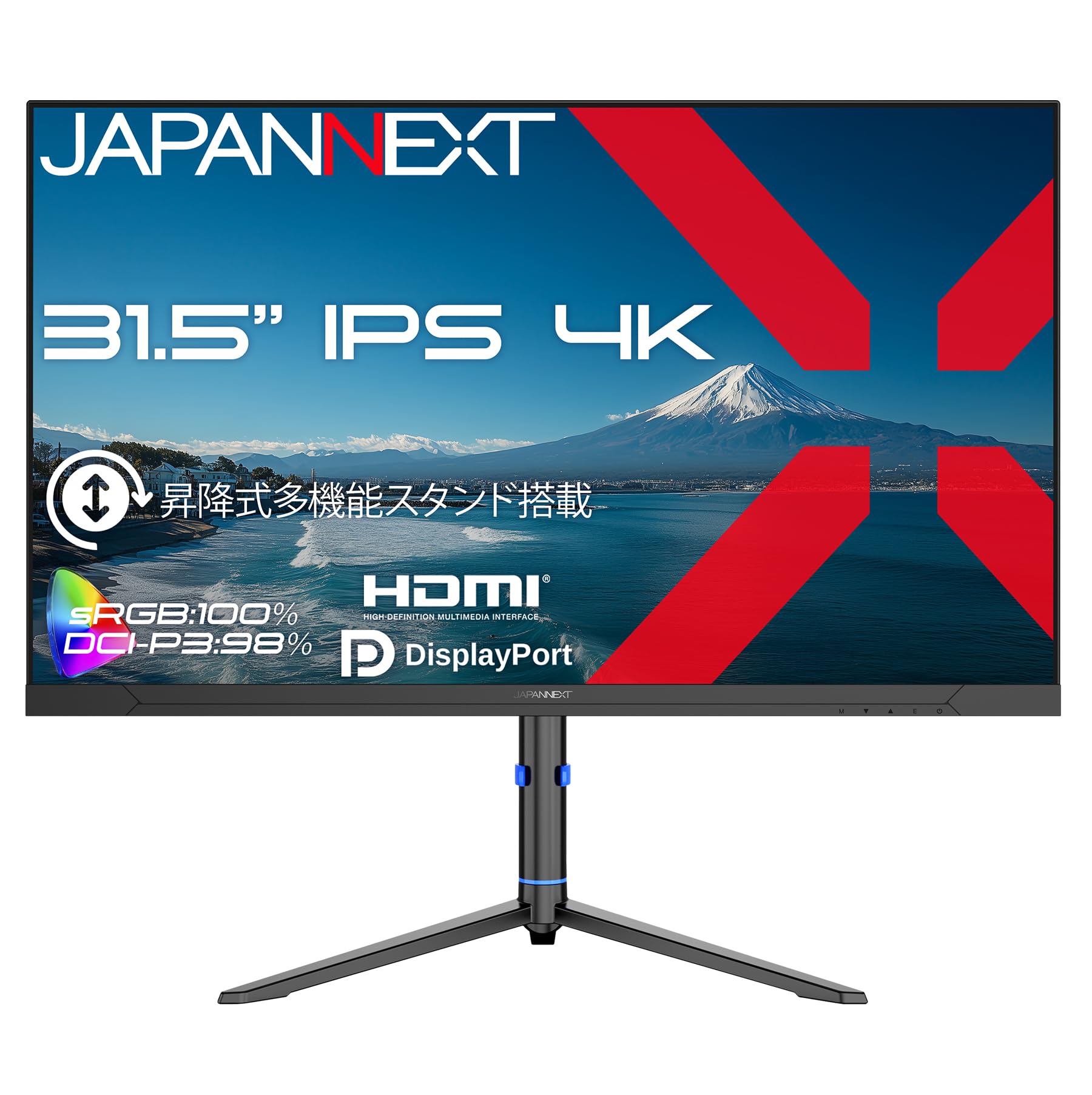 Amazon.co.jp: JAPANNEXT 31.5インチ IPSパネル搭載 4K(3840×2160